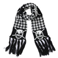 Thermischer Strickschal mit Totenkopf-Design | LuxeStyle