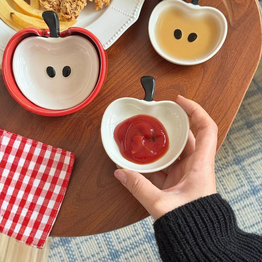 Keramik Saucen-Set «Apfel»