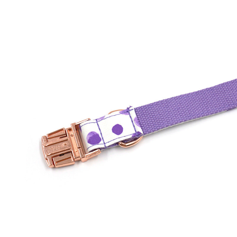 Halsband Lila Tupfen – Bild 2 | LuxeStyle