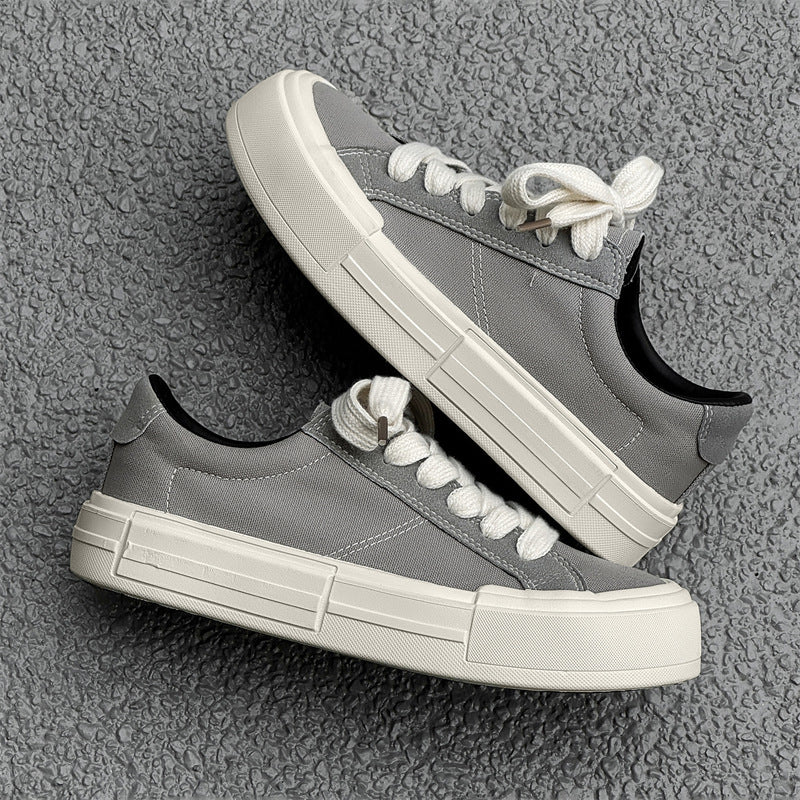 Canvas Plateau-Sneaker für Damen