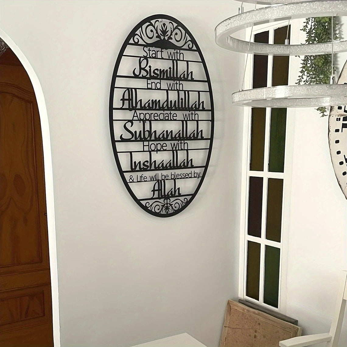 Metall-Wandbild mit Buchstaben-Motiv – Bild 6 | LuxeStyle