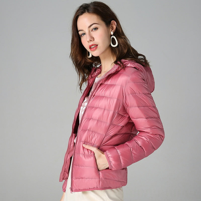 Daunenmantel Slim-Fit