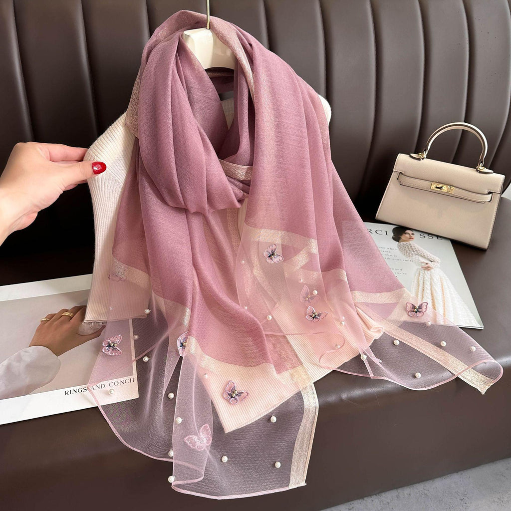 Bunter Schmetterlingssilk-Schleier – Bild 13 | LuxeStyle