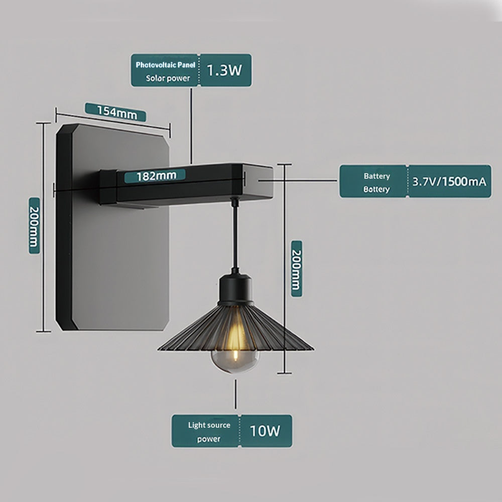 Solarwandlampe Outdoor mit IP44 – Bild 5 | LuxeStyle