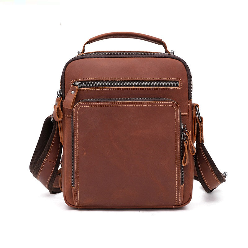 Retro Leder Umhängetasche für Herren – Bild 6 | LuxeStyle