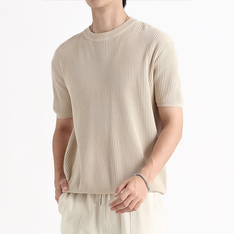 Casual Rundhals-Shirt für Herren