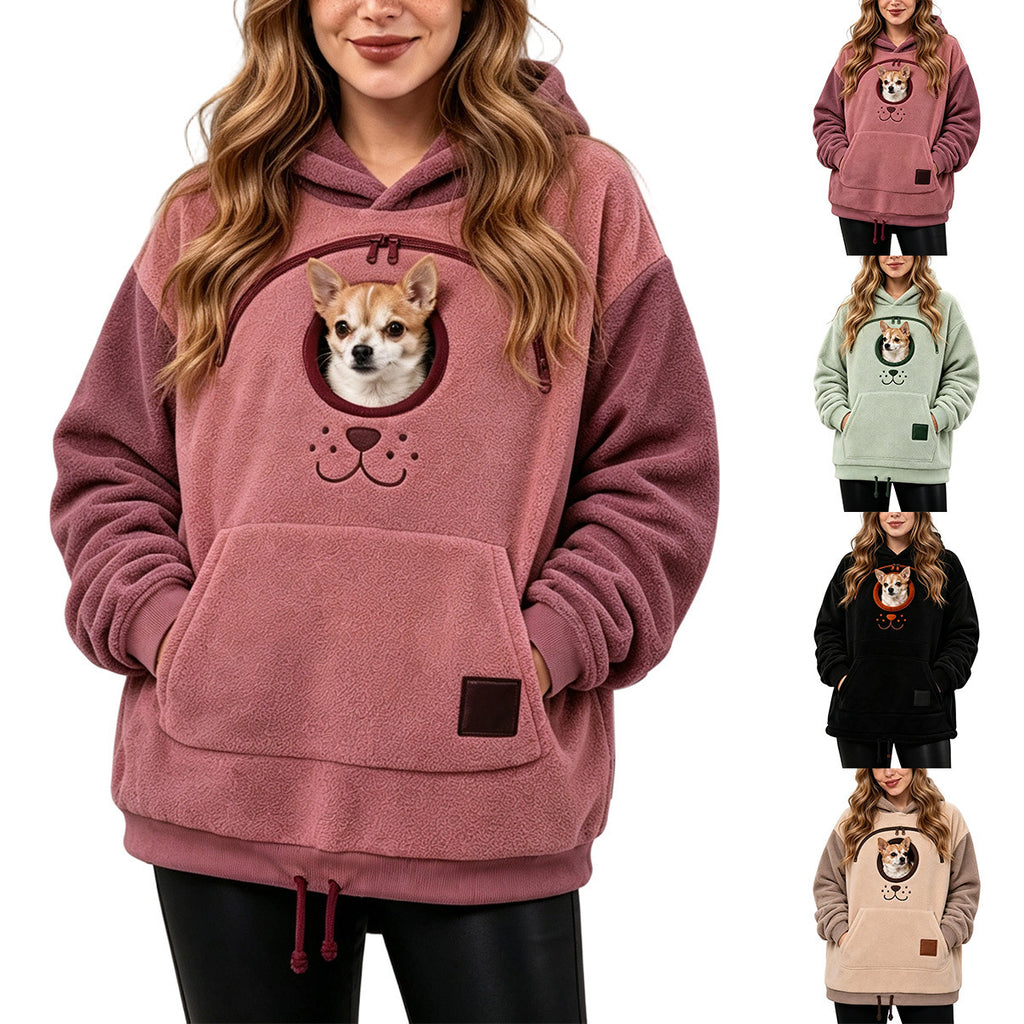Fleece‑gefülltes Hoodie mit Kordel – Bild 3 | LuxeStyle