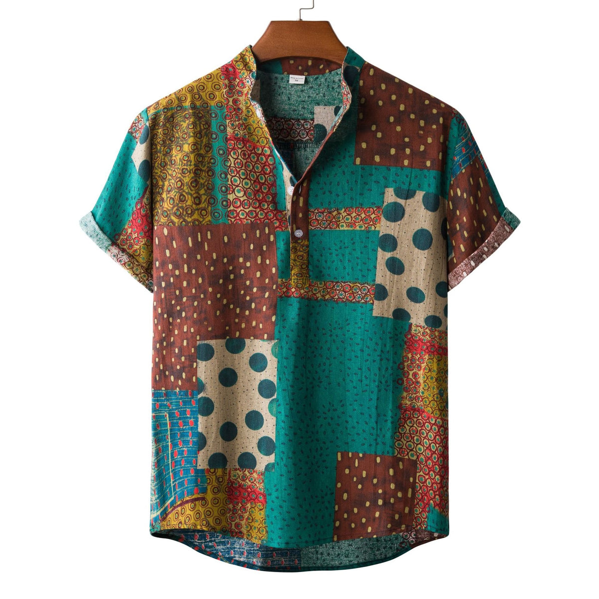 Bambus-Hemp Shirt mit Krawattenknoten – Bild 8 | LuxeStyle