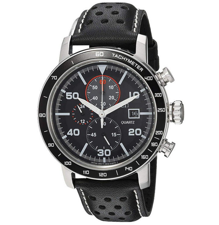 Quarz-Herrenuhr mit Kalender und Leuchtzeigern – Bild 4 | LuxeStyle
