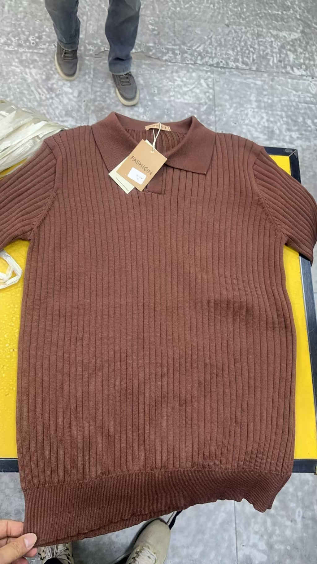Gestrickter Rollkragen-Pullover im American Style – Ansicht 5