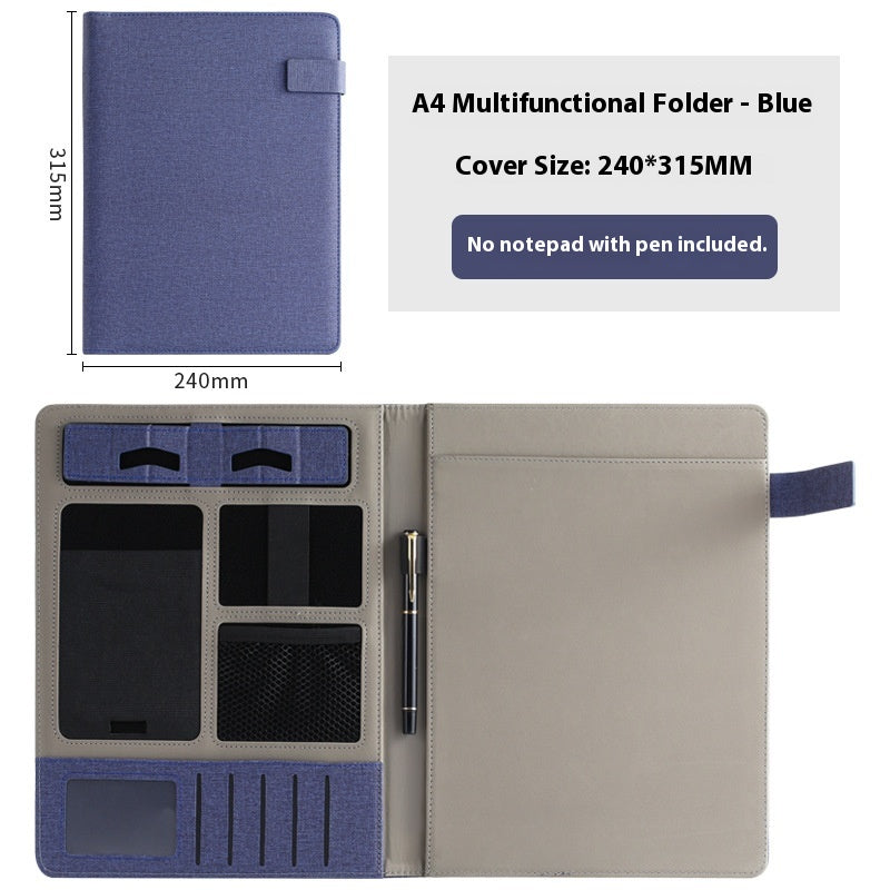 A4 Leder Ordner mit Multifunktion – Bild 3 | LuxeStyle