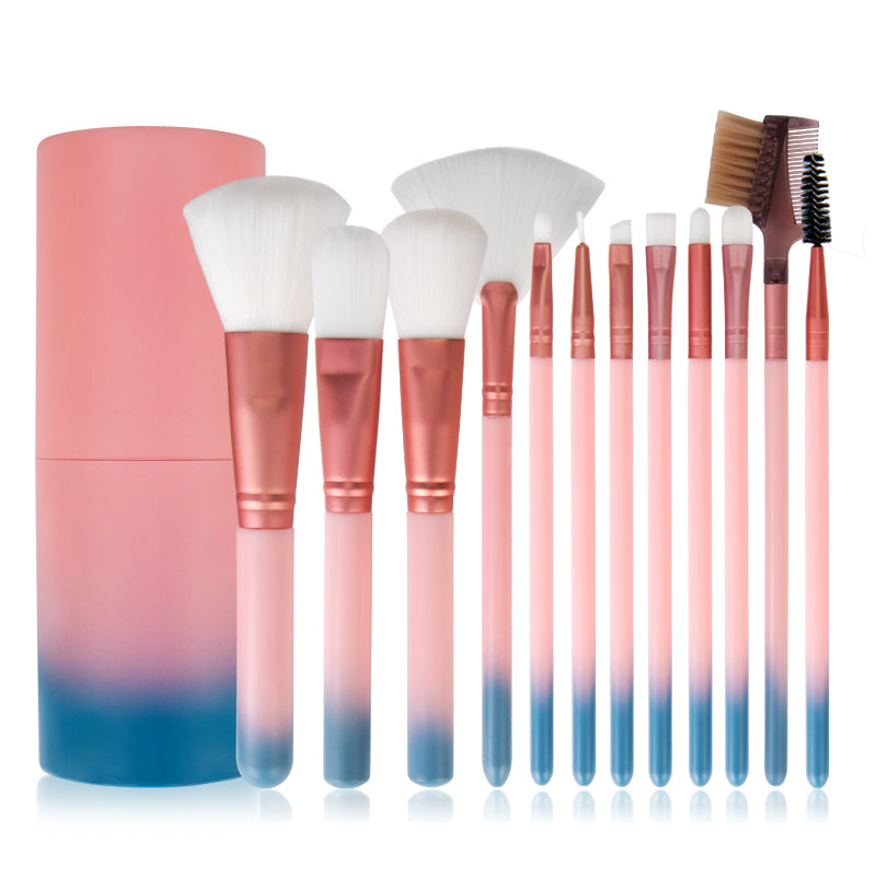 12 Make-up Pinsel für Gesicht & Augen