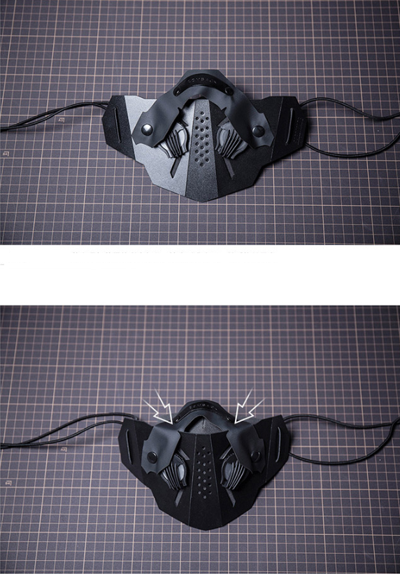 Staubdichte Gesichtsmaske Schwarz – Bild 5 | LuxeStyle