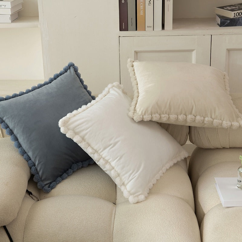 Samtkissenbezug mit Spitze – Bild 14 | LuxeStyle
