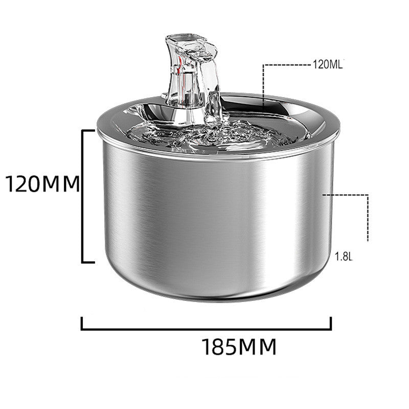 Automatischer Edelstahl-Wasserspender für Katzen – Bild 2 | LuxeStyle