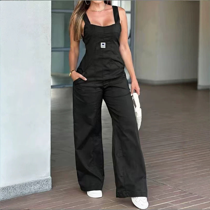 Eleganter Damen Jumpsuit mit Reissverschluss