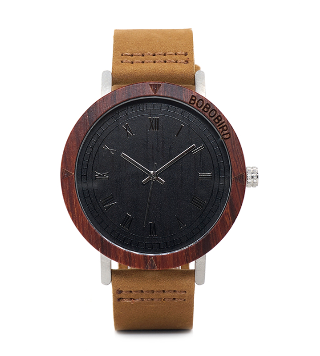 Bambus-Holz-Uhr mit Quarzwerk – Bild 2 | LuxeStyle