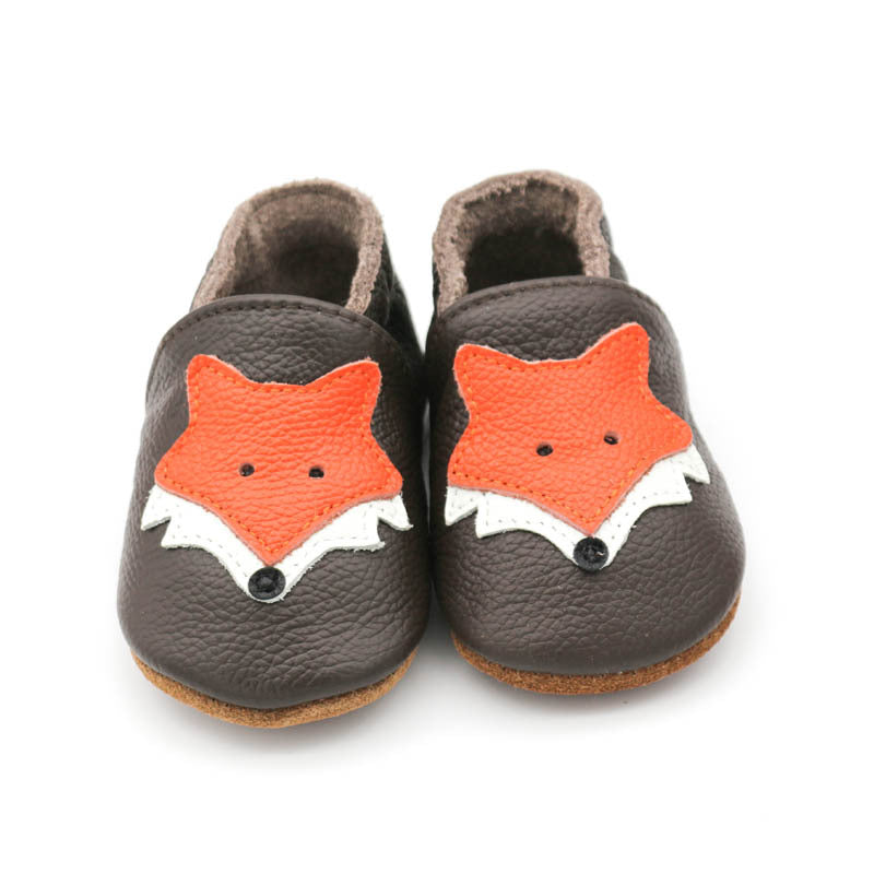 Baby-Lauflernschuhe aus Leder mit Fuchs-Motiv – Bild 6 | LuxeStyle