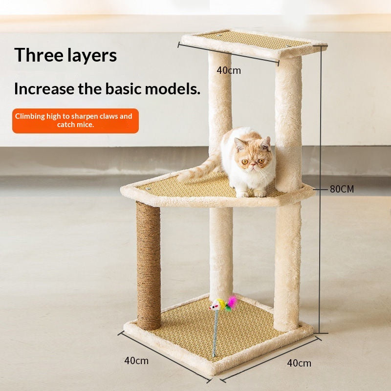 Katzenbaum mit integriertem Bett