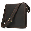 Rindsleder-Flip Schultertasche für Männer | LuxeStyle