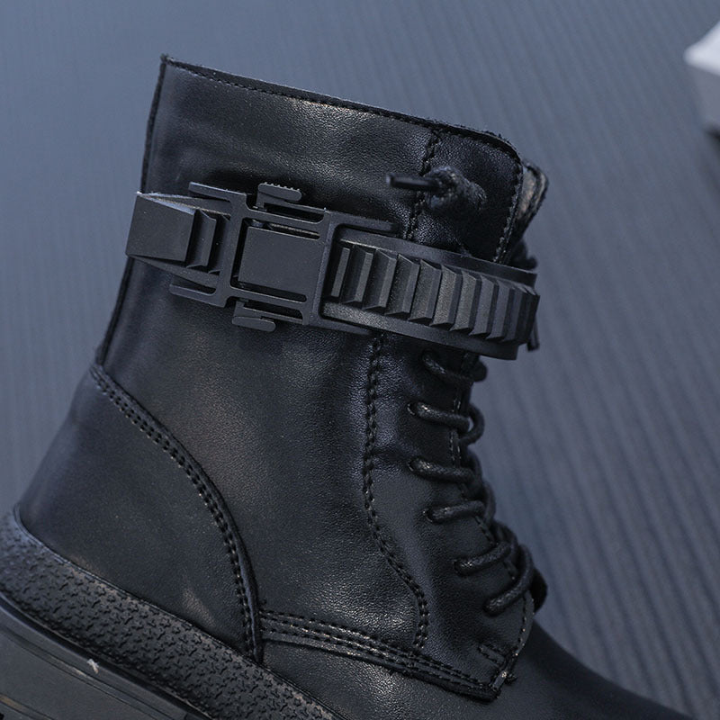 Kinder Martin Boots aus Leder