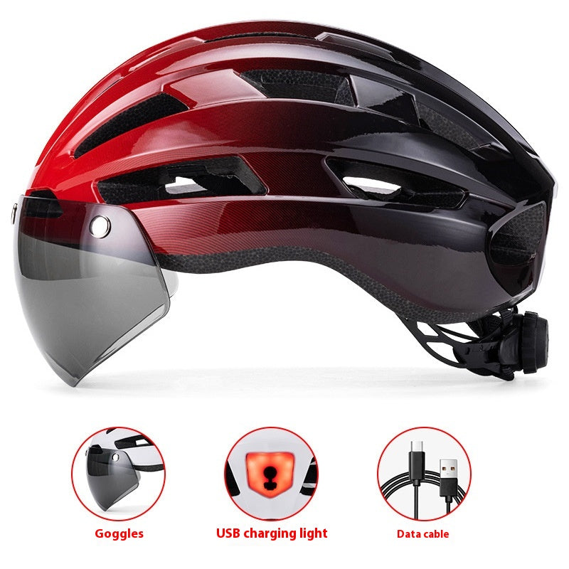 Velohelm mit magnetischem Visier – Ref. CJ-2411021439251601900