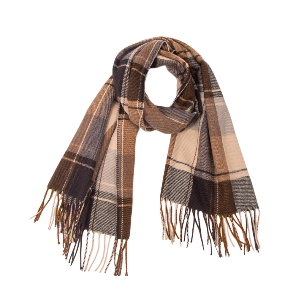 Taschenschal mit grossem Karomuster – Bild 11 | LuxeStyle