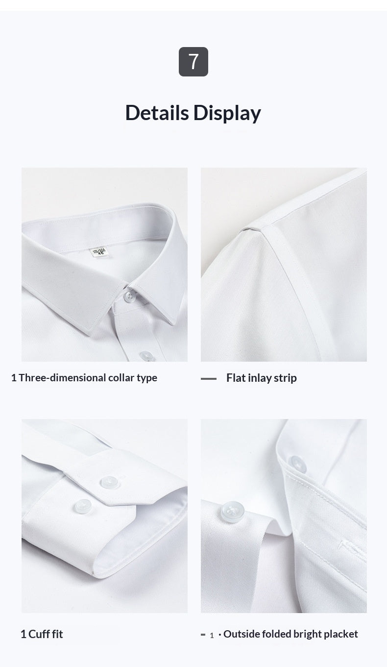 Businesshemd Slim Fit, bügelfrei, reine Baumwolle – Bild 2 | LuxeStyle