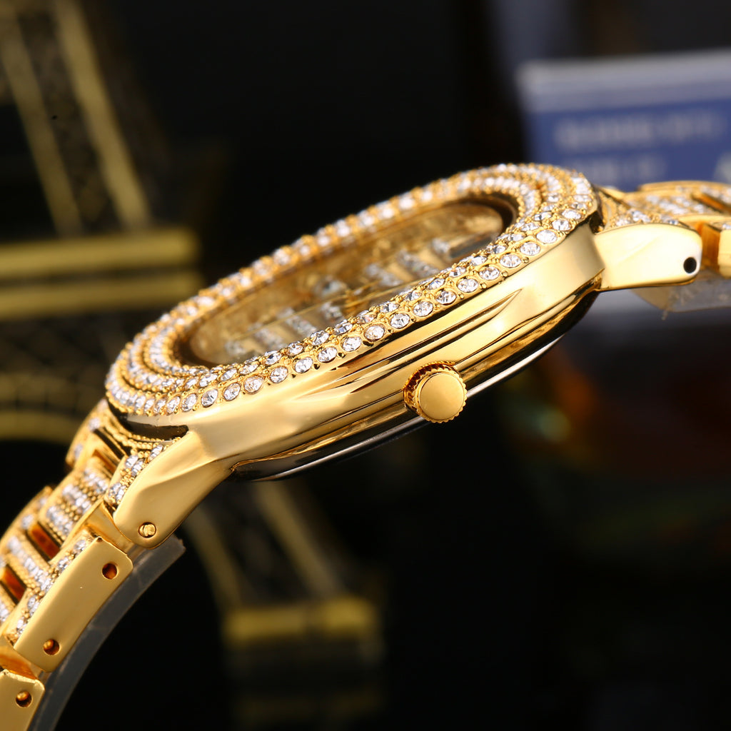 Wasserdichte Damenuhr mit Metallarmband – Bild 2 | LuxeStyle
