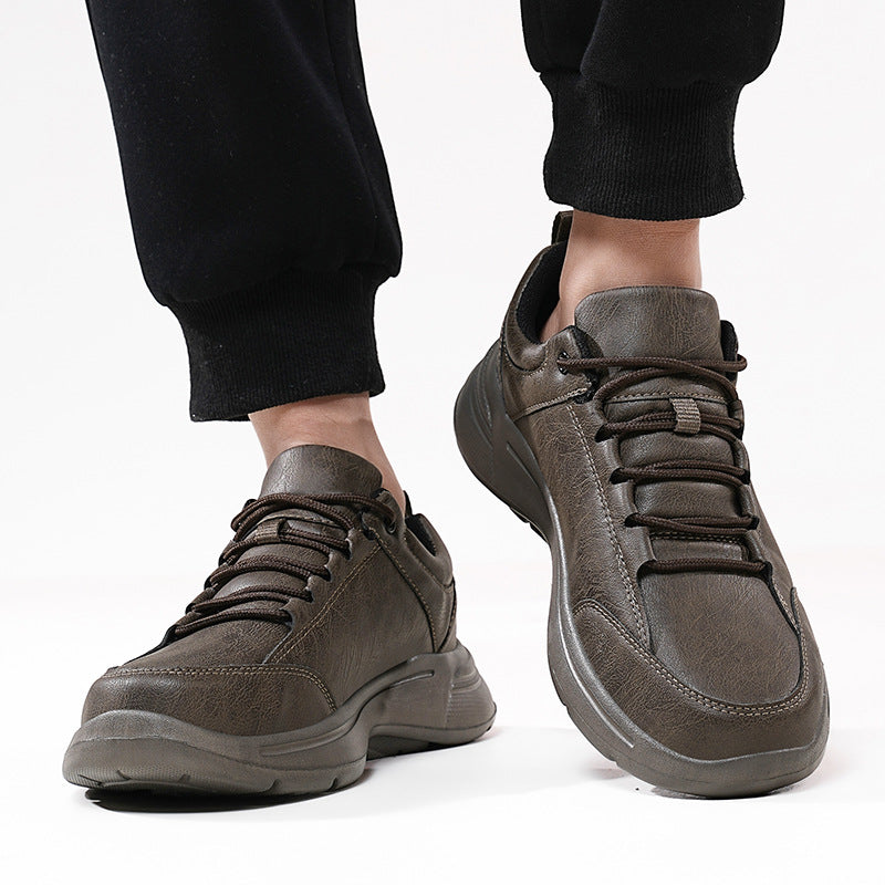 Britische Low-Top Leder-Sneaker für Herren
