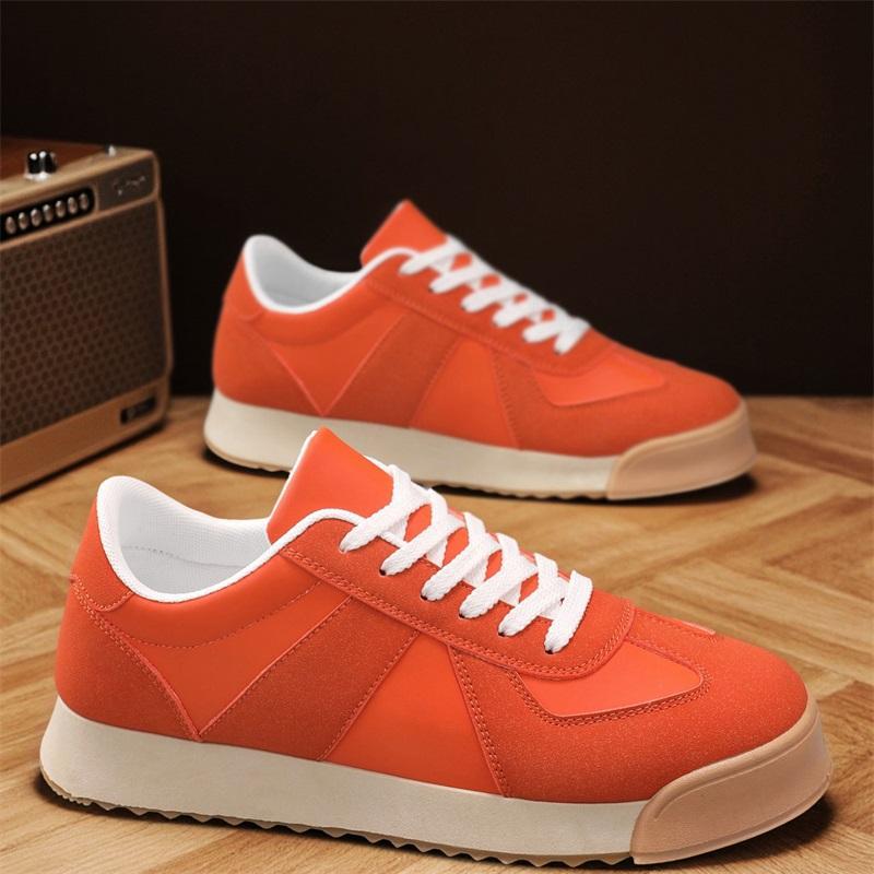 Retro Casual Sneaker aus Kunstleder