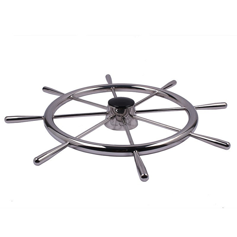 Steuerungsrad aus Edelstahl 400 mm | LuxeStyle
