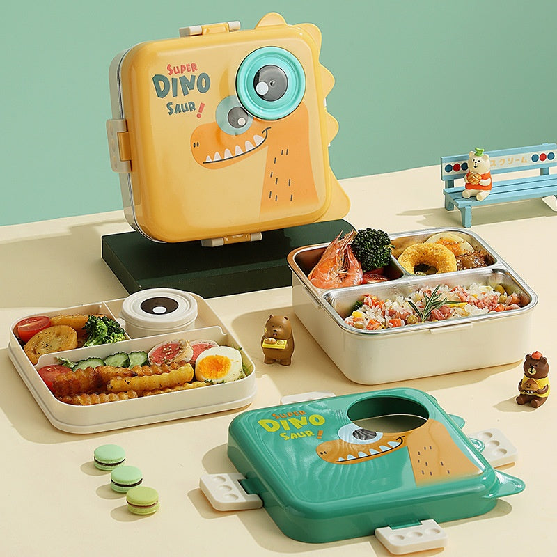 Bento Box Edelstahl 3 Fächer für Kinder