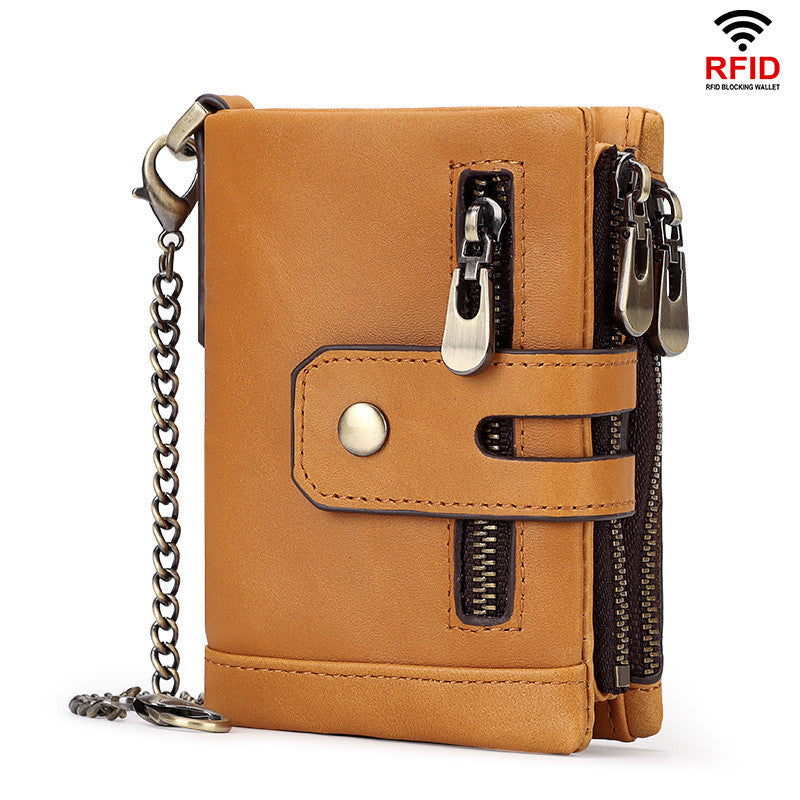 Männer-Geldbörse mit Tri-Fold-Design