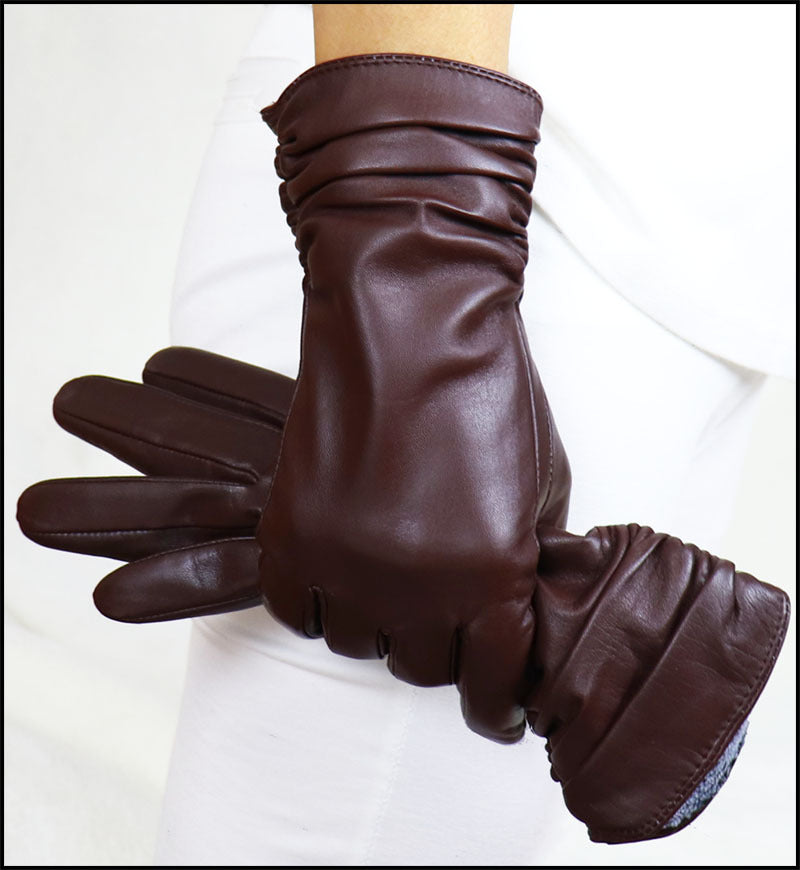 Elegante Damen-Handschuhe aus Lammleder