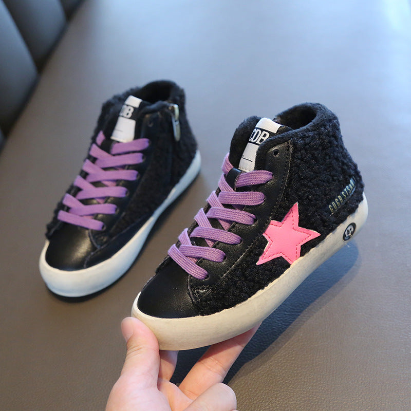 Baby-Lauflernschuhe aus Rindsleder