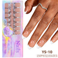 French Black Armour Wearable Nails
