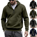Herren Fleece Kapuzenjacke mit Reissverschluss