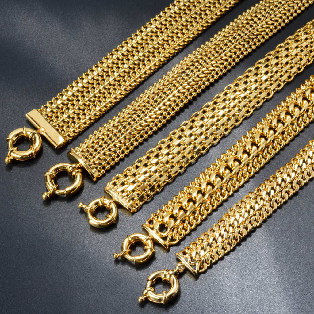 Minimalistisches Doppelreihen-Mesh Armband – Bild 2 | LuxeStyle