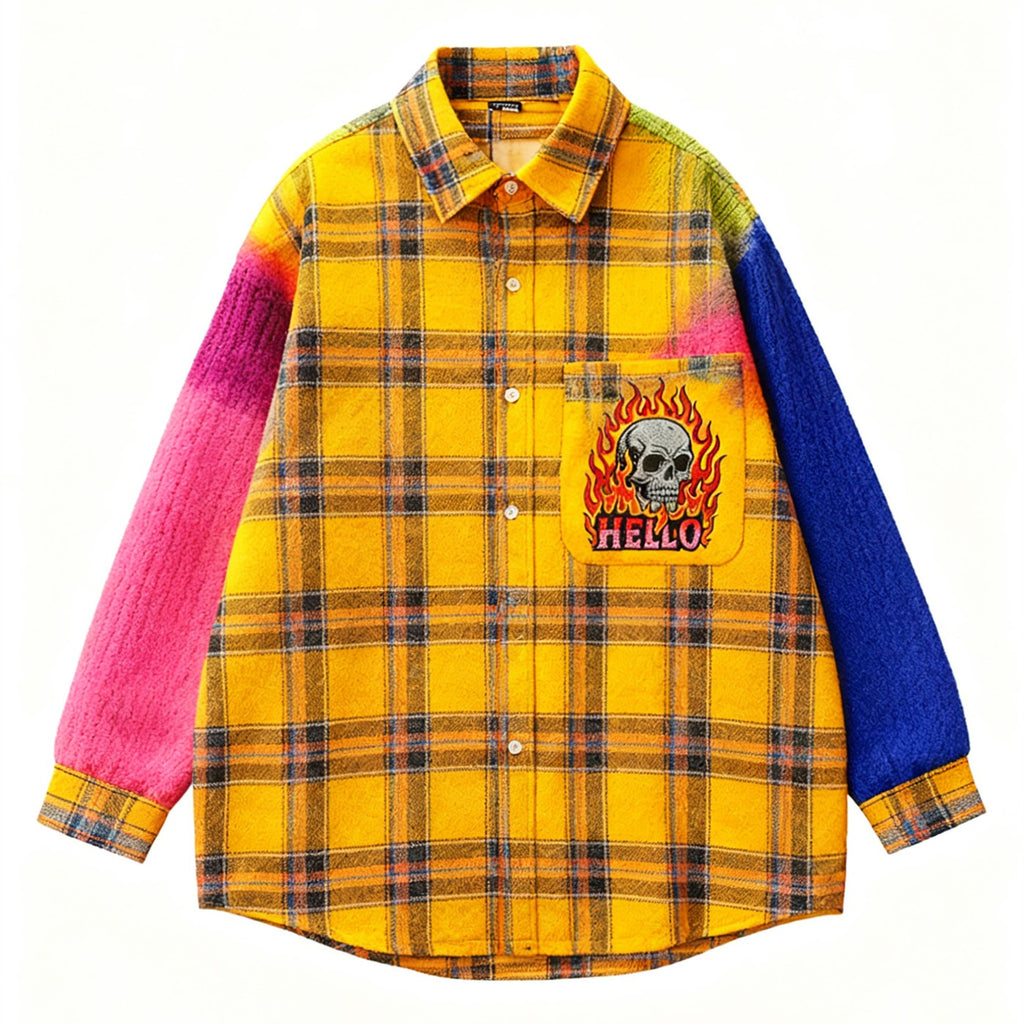 Langarmshirt mit Druck aus Polyester – Bild 2 | LuxeStyle