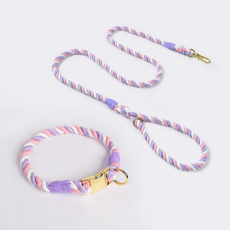 Geflochtenes Baumwollhalsband für Haustiere – Bild 9 | LuxeStyle
