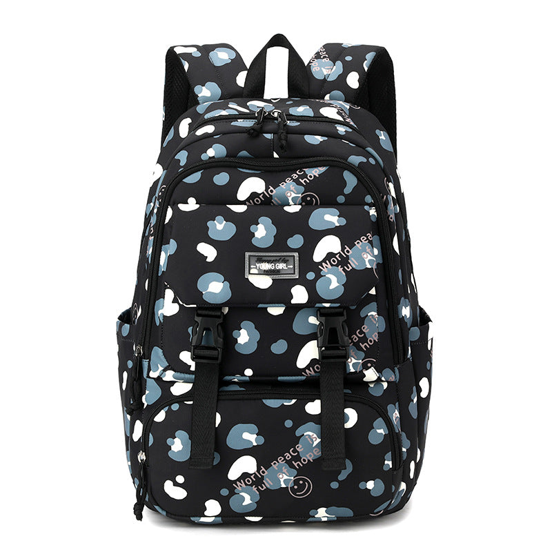 Leichter Schulrucksack mit Print – Bild 6 | LuxeStyle