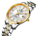 Herrenuhr aus Edelstahl, wasserdichtes Quarz-Set | LuxeStyle