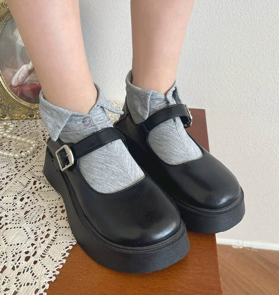 Vintage Mid-Calf Socken im Magazin-Stil
