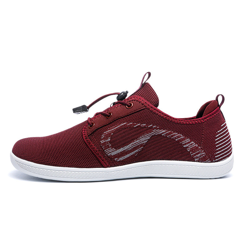 Breite Sneaker in Schwarz, Burgund oder Weiss – Bild 1 | LuxeStyle