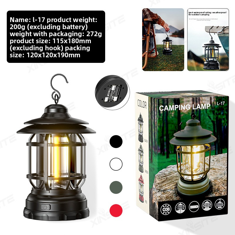 LED Flammen-Laterne · Camping & Ambiente