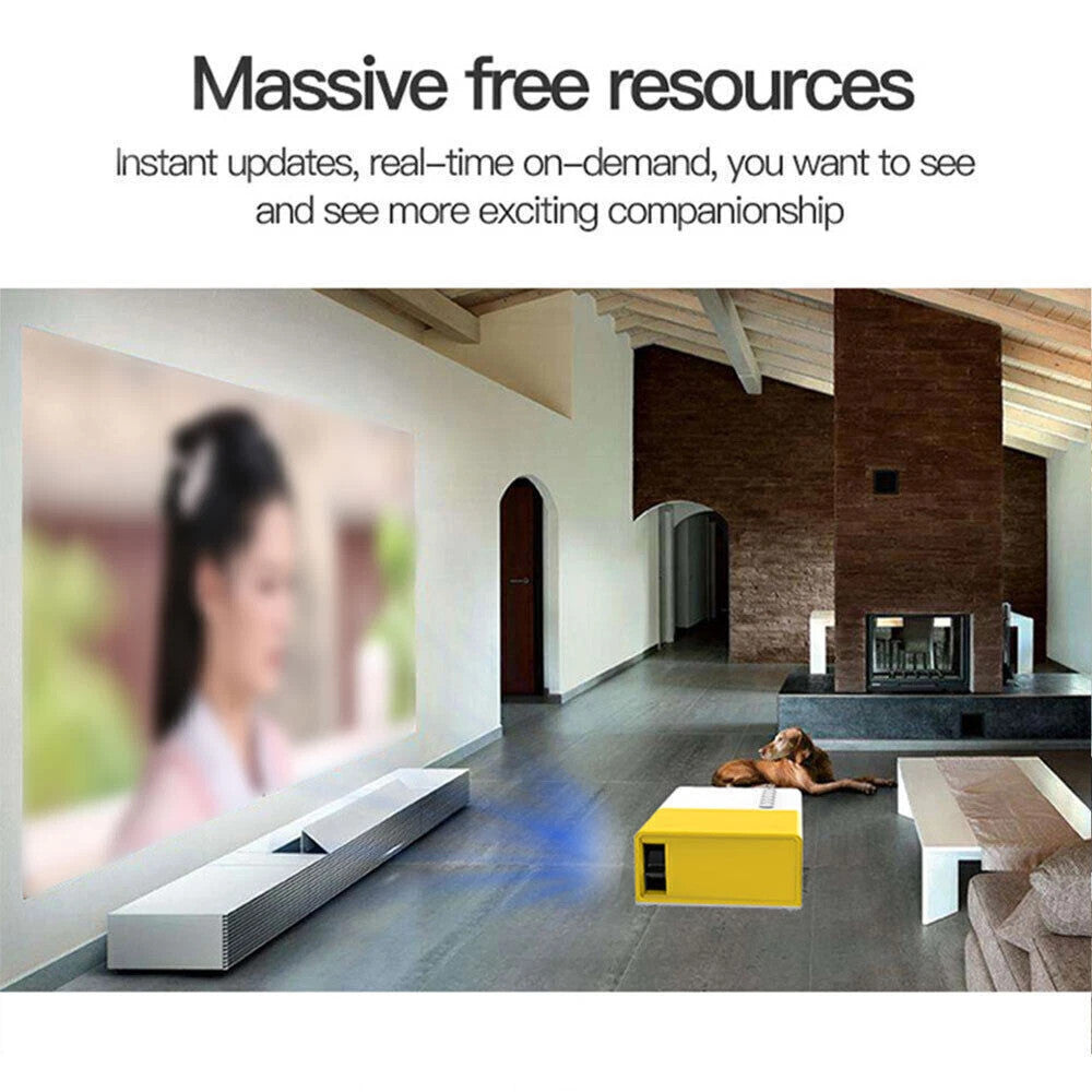 Mini-Beamer «HomeCinema» · WLAN HD-Projektor