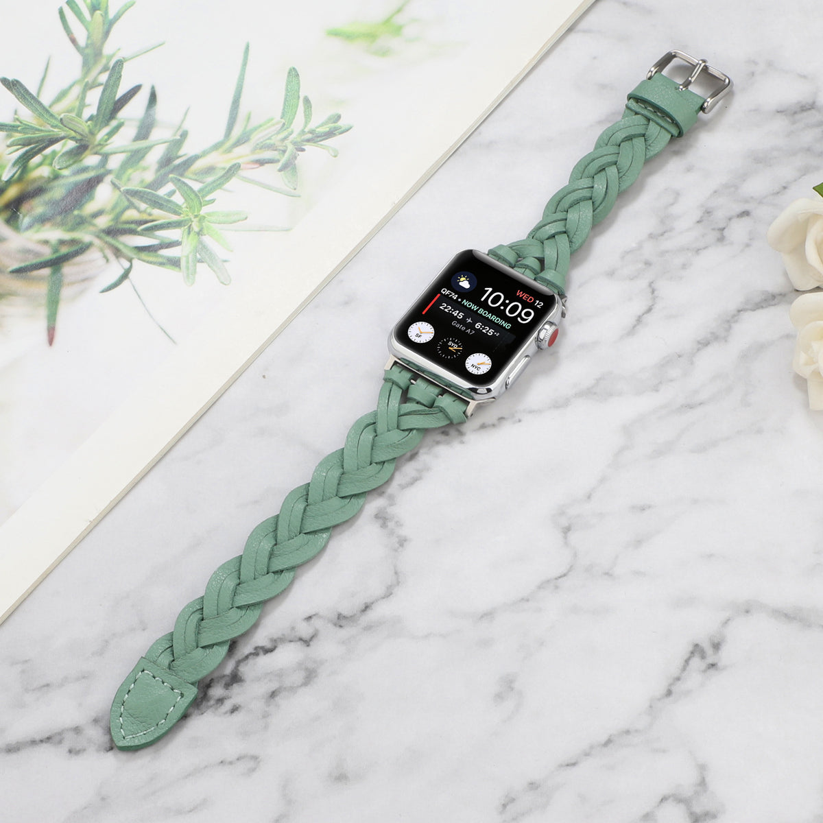 Armband für Smartwatch – geflochten, schmal – Bild 4 | LuxeStyle