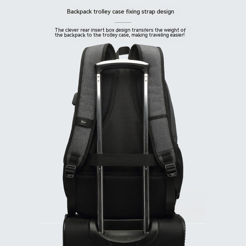 Leichter Rucksack mit USB-Ladeanschluss – Bild 2 | LuxeStyle