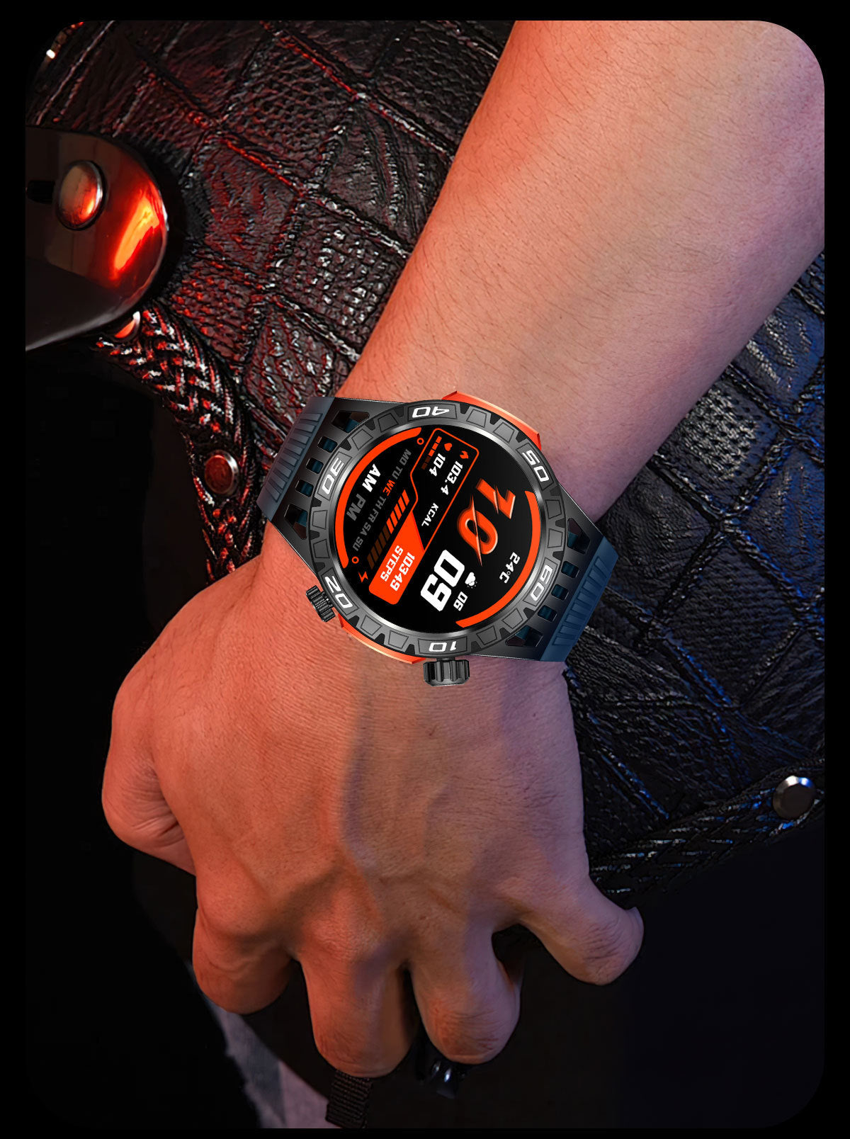 Outdoor Smartwatch mit Kompass & Herzfrequenz